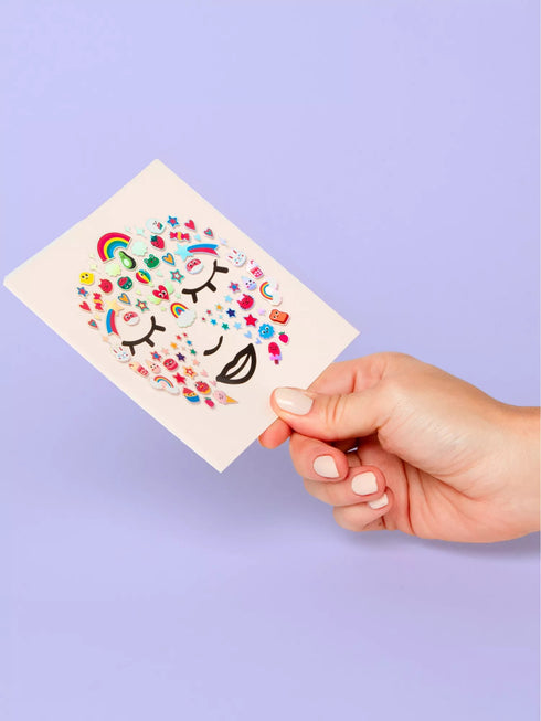 Flower Pack of 85 Face Stickers - GLAM MODA